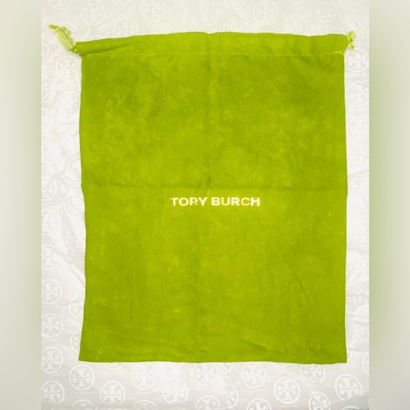Tory Burch Handbags - Tory Burch Lime Green Drawstring Dust Bag